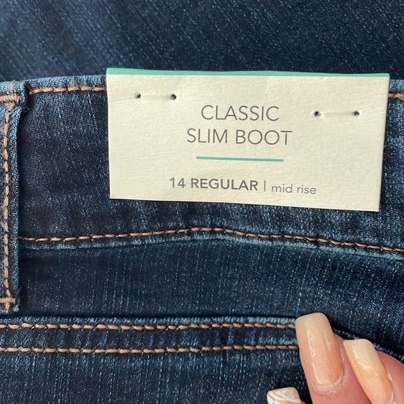 Womens Maurice’s slim boot fit jeans 14 reg - Picture 4 of 5